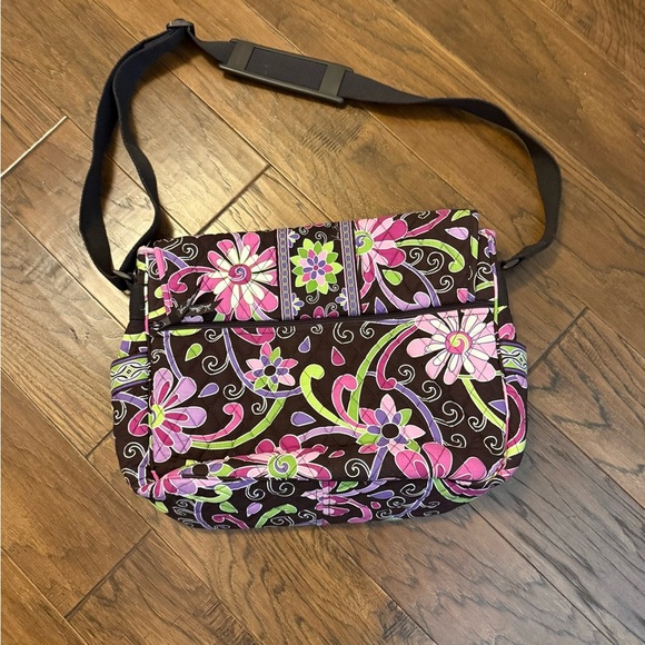 Vera Bradley Messenger Bag in Purple Punch - Picture 3 of 9